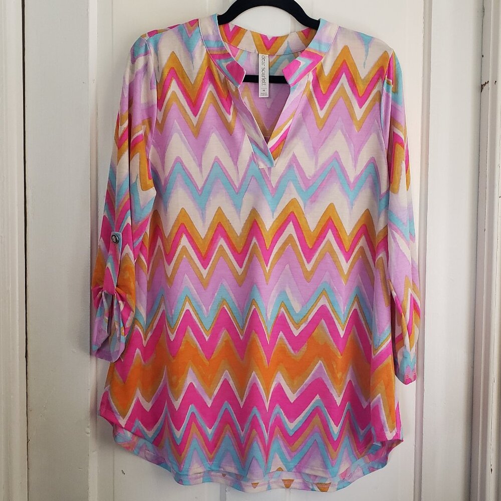 Dear Scarlett 3/4 Sleeve Lizzy Top